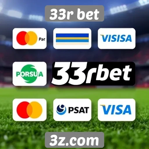 Métodos de pagamento disponíveis no 33r bet